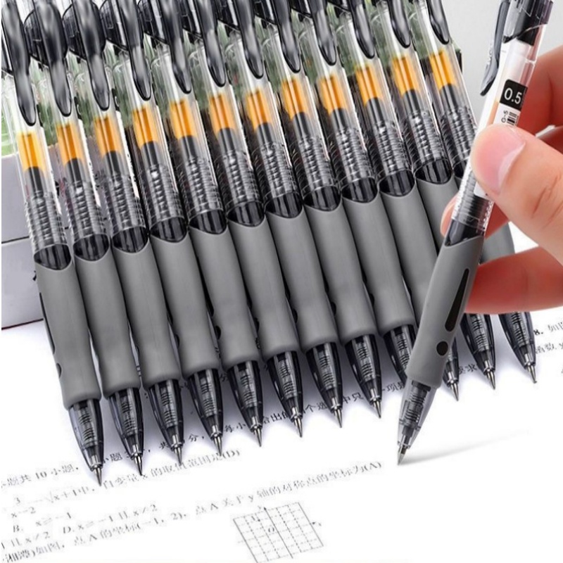 Stationery Supplier - 13/30 stuks intrekbare gelpennen set zwart/rood/blauw