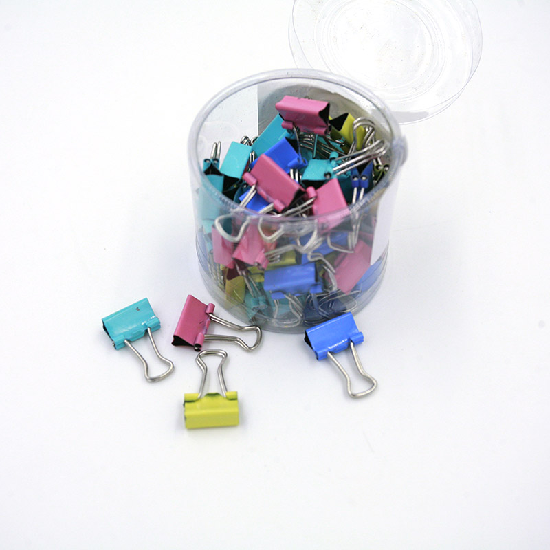 Binder Clip Assorted - 60 verschillende kleine metalen mapclips voor