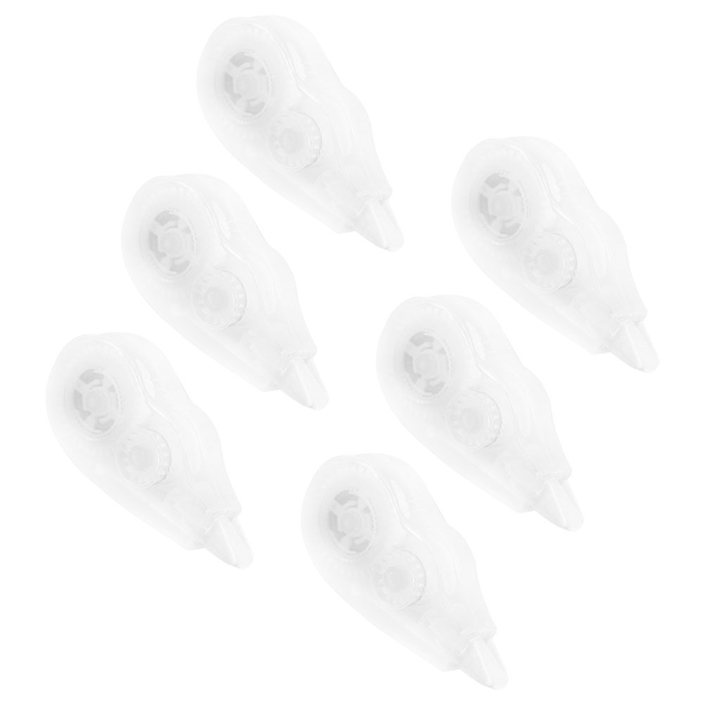 Correction Tape Roller - 6 stuks correctietape, draagbare, ergonomische correctiepen