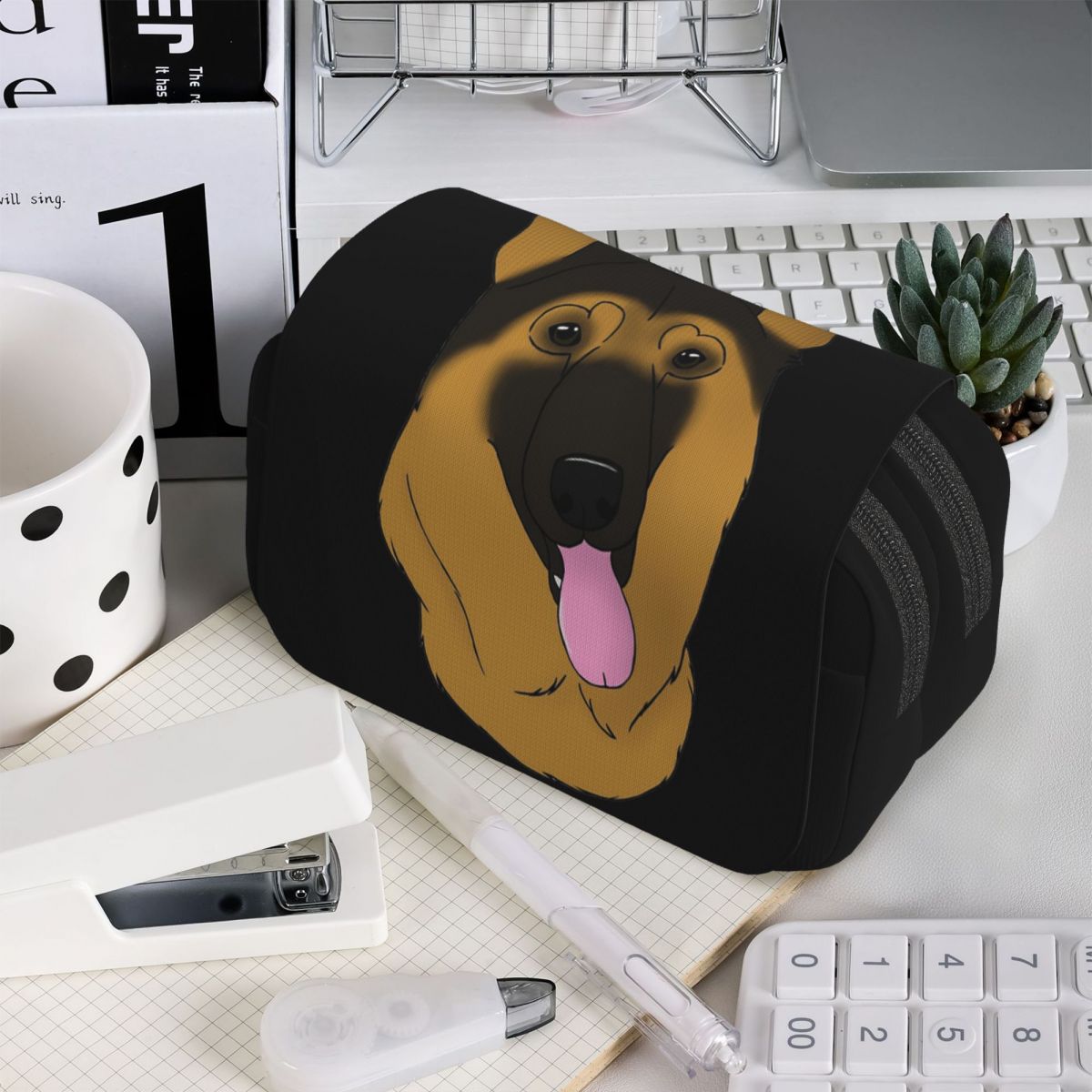 Tan Stationery & Office Supply - Duitse herdershond – zwarte en bruine