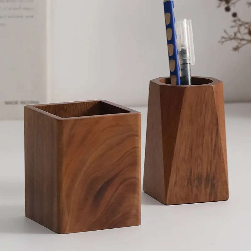 Houten pennenhouder, een kleur - Stationery Office Supply Store recensie en prijs