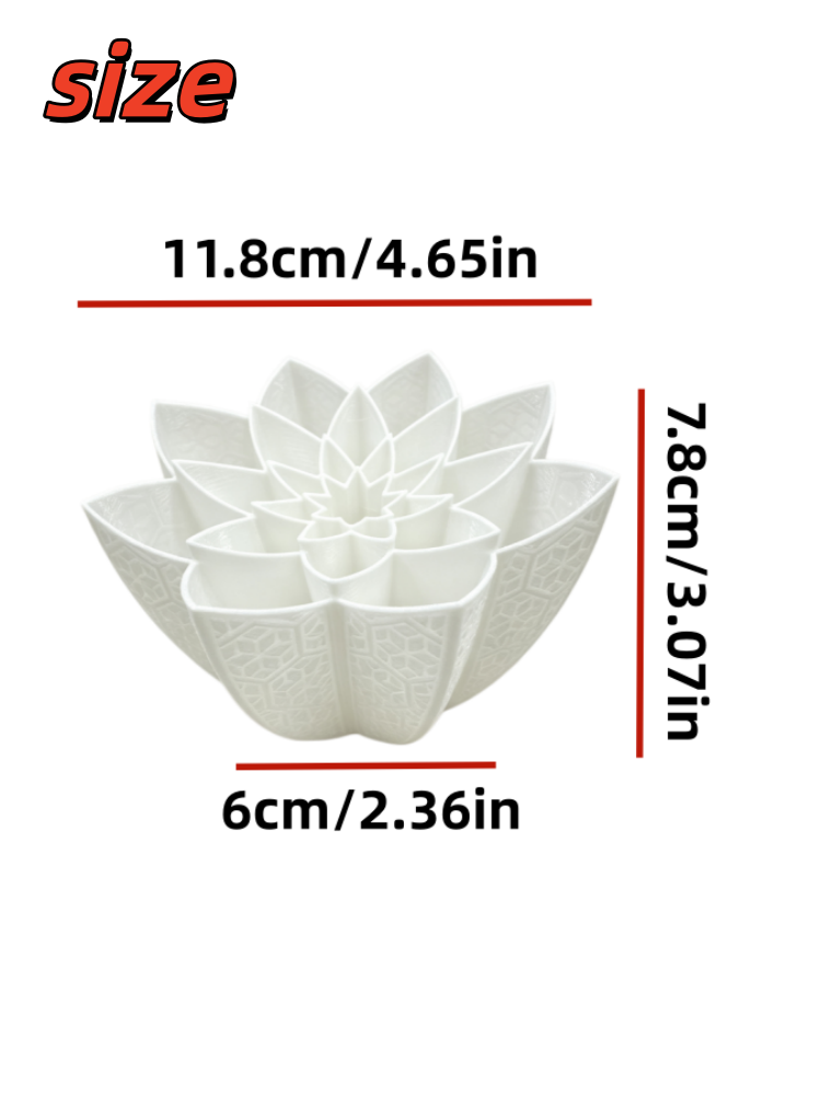 Zeer esthetische lotus-penhoud - Stationery Office Supply Store recensie en prijs