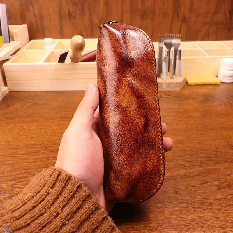 Eerste laag rundleer, etui voo - Tan Stationery & Office Supply recensie en prijs