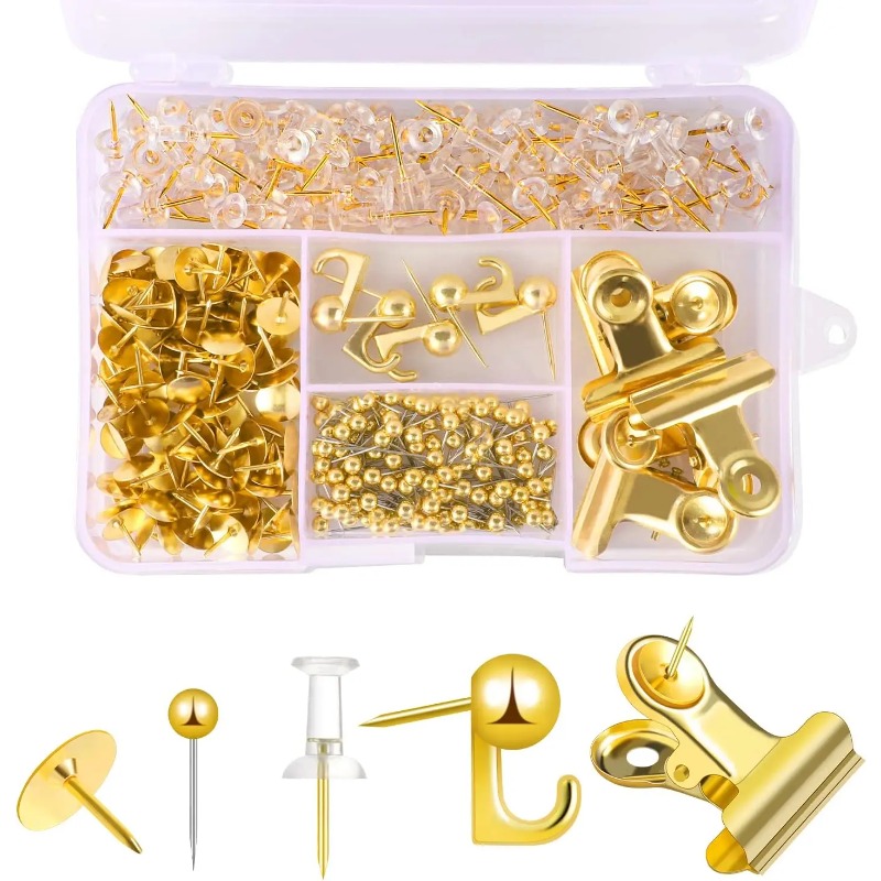 310Pcs Push Pins Set Binder Pa - Binder Clip Assorted recensie en prijs