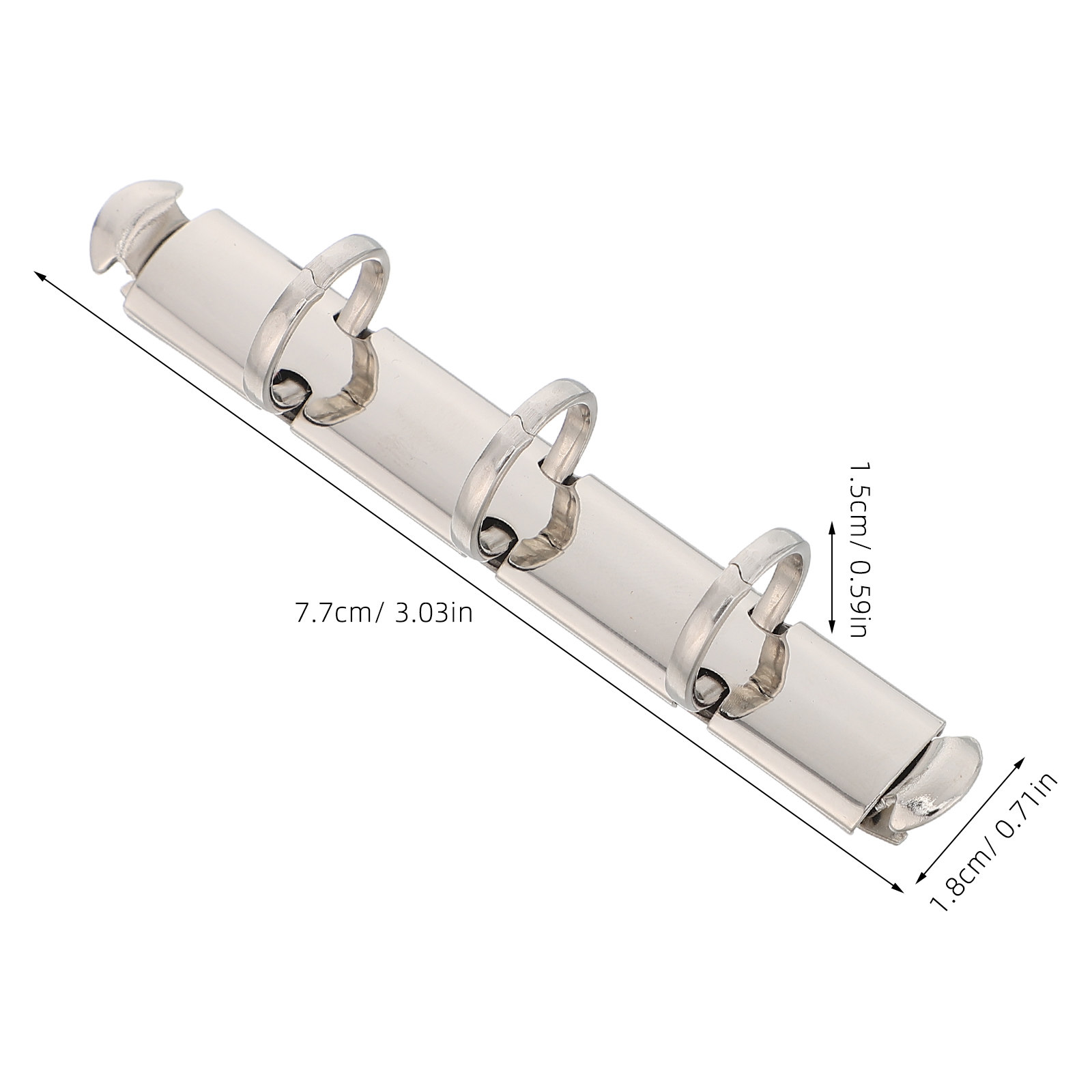 1 set metalen losbladige ringe - Binder Clip Assorted recensie en prijs